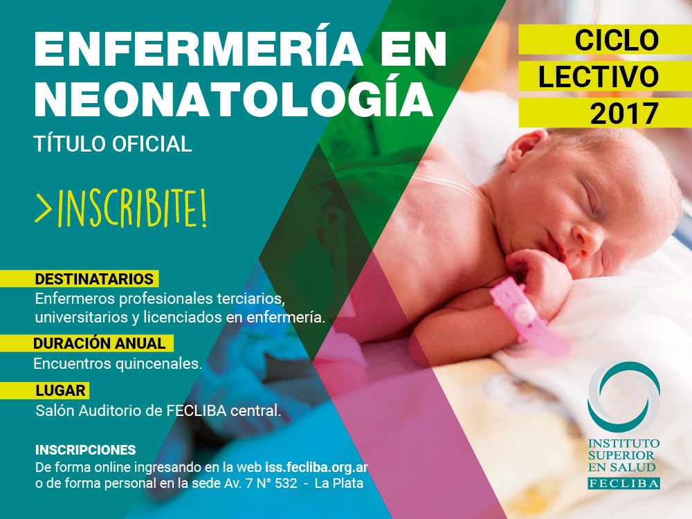 Flyer Enfermeria en Neonatología